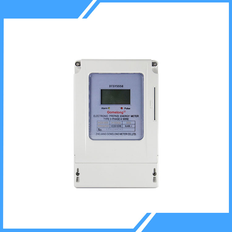 3 အဆင့် Prepaid စားသုံးမှု LCD Wattmeter