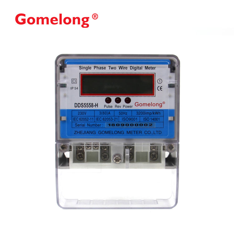 Single Phase Electric Meter ဖွံ့ဖြိုးတိုးတက်ရေး